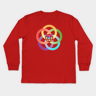 EPCOT Rainbow Kids Long Sleeve T-Shirt